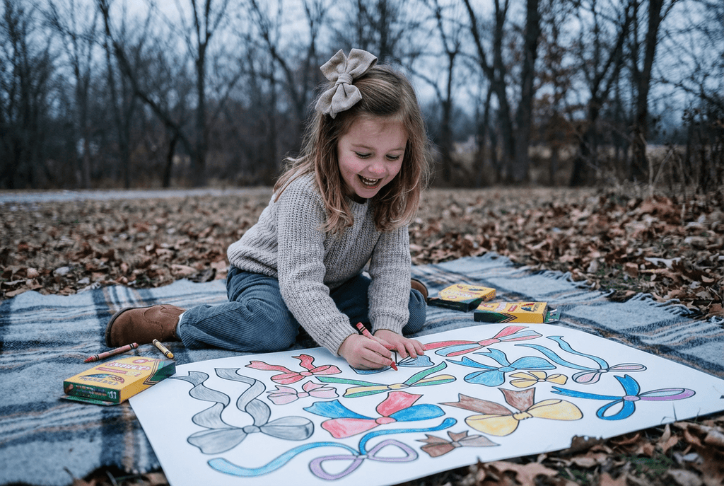 Bows – Giant Coloring Page (24x36") - Tons of Hues