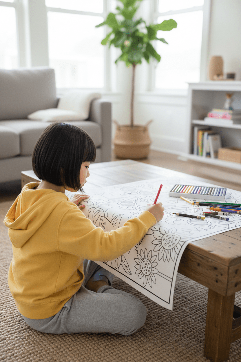 Cats – Giant Coloring Page (24x36") - Tons of Hues