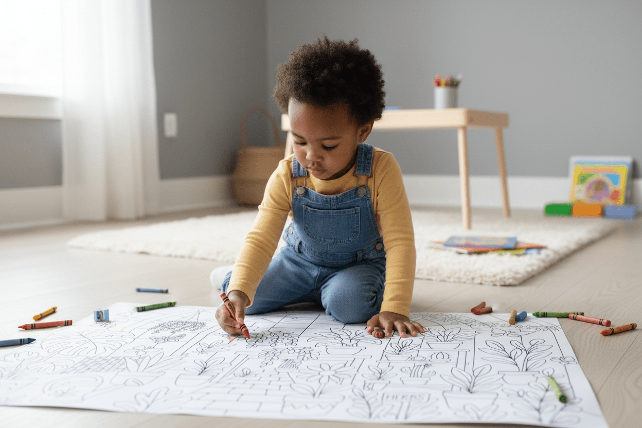 Greenhouse – Giant Coloring Page (24x36") - Tons of Hues