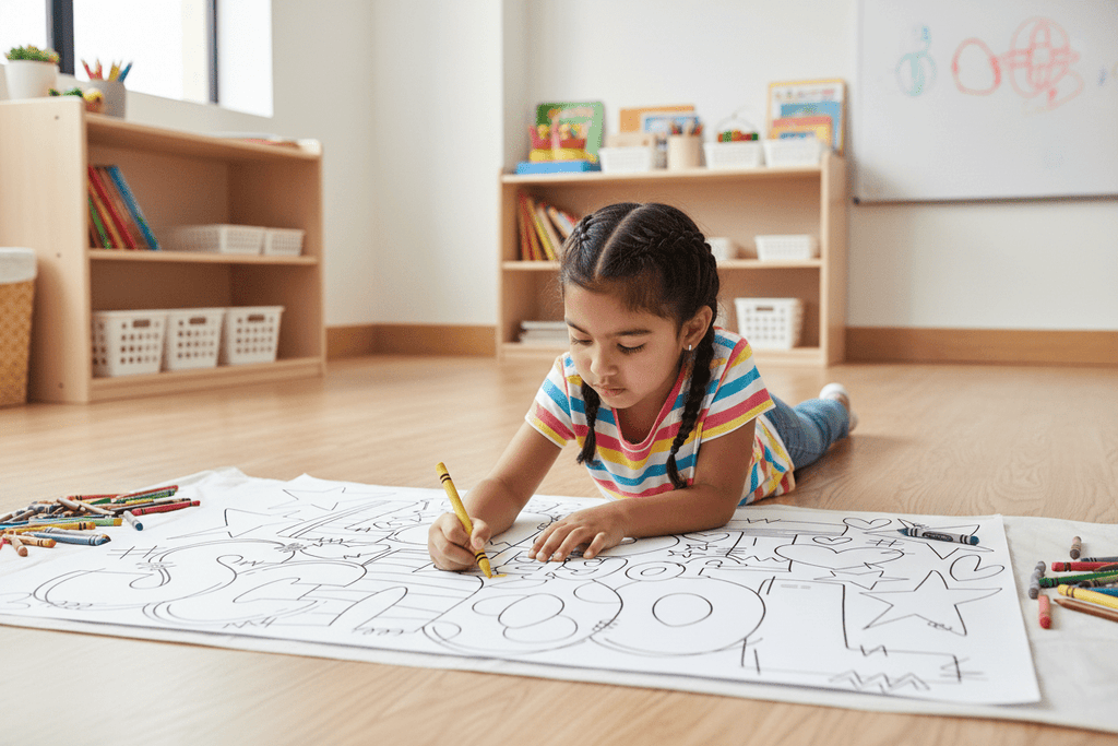 Last Day of School – Giant Coloring Page (24x36") - Tons of Hues