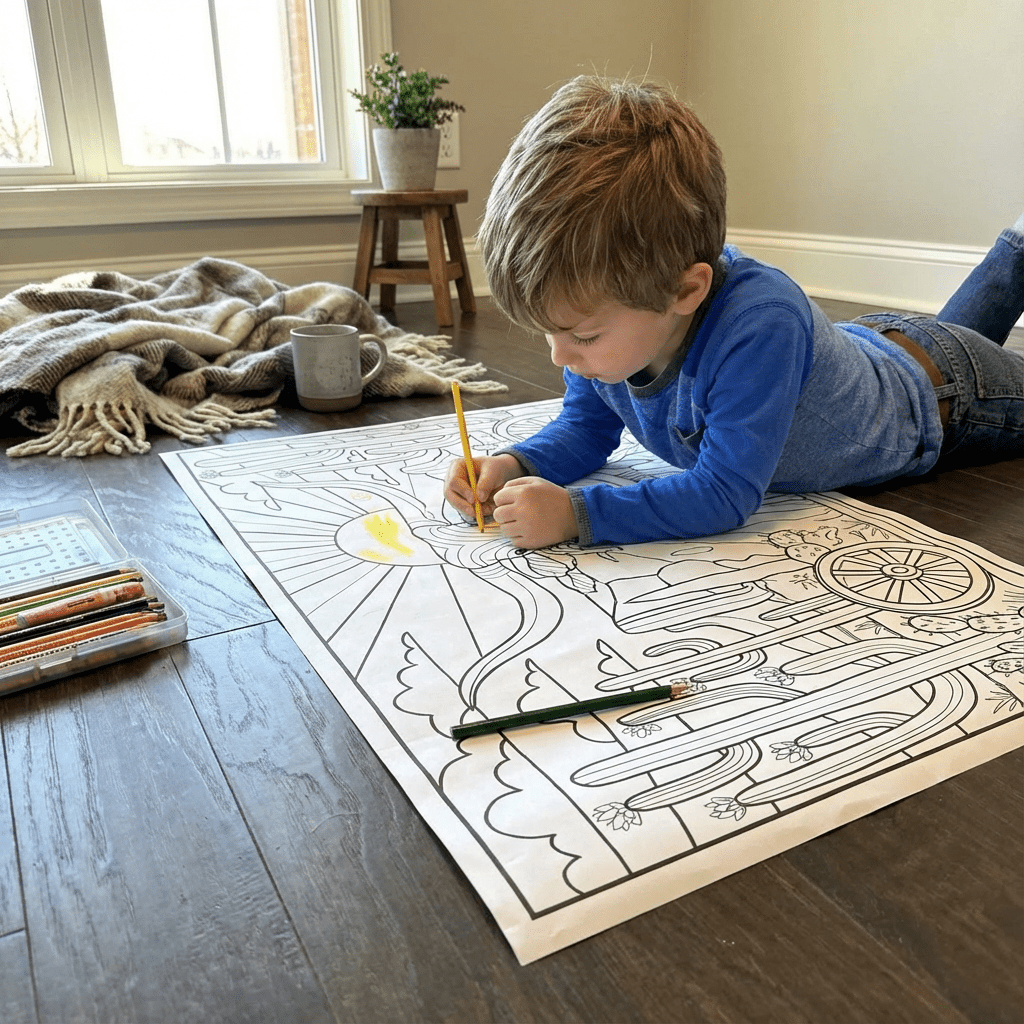 Longhorn – Giant Coloring Page (24x36") - Tons of Hues