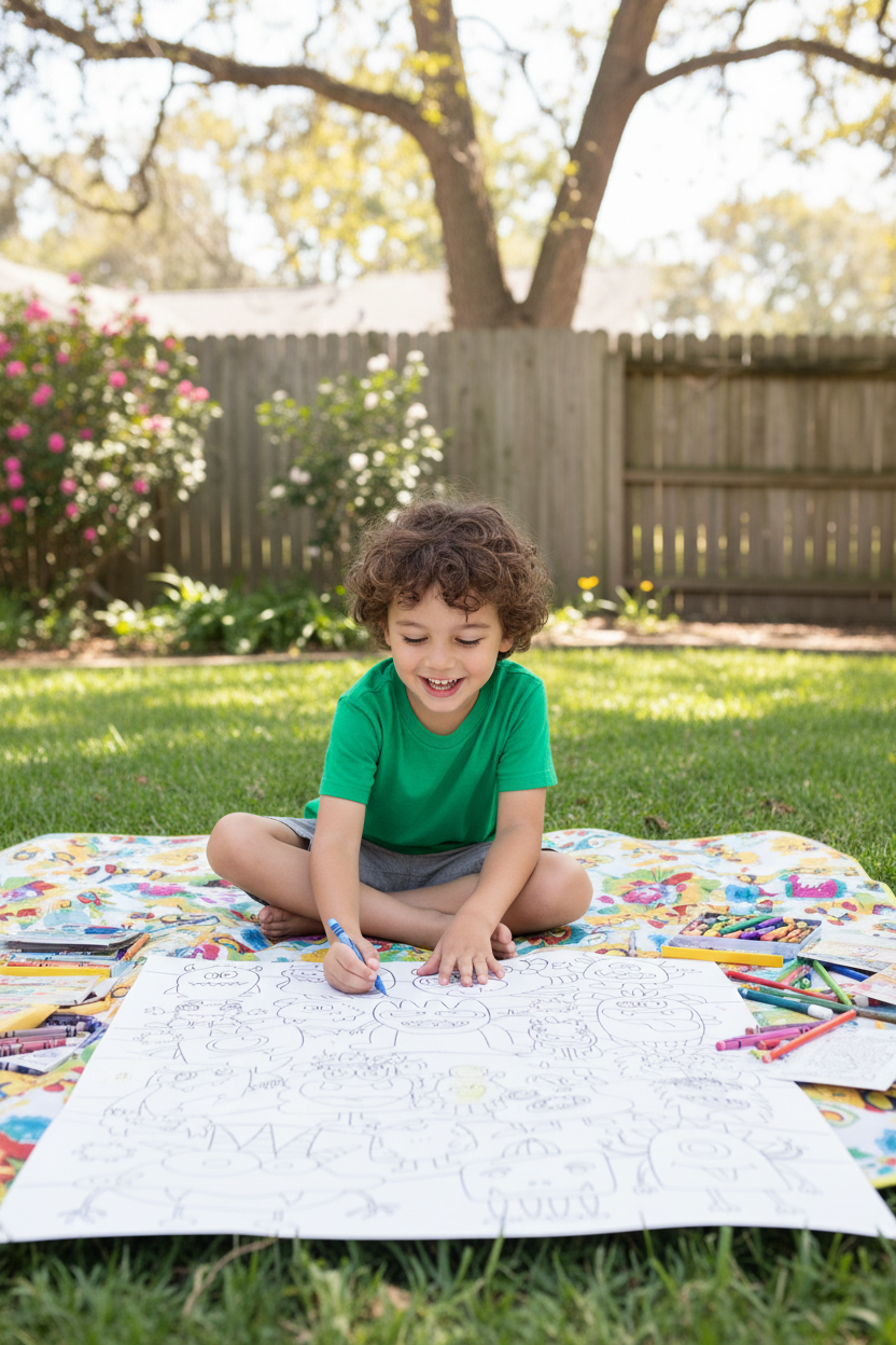 Monsters – Giant Coloring Page (24x36") - Tons of Hues