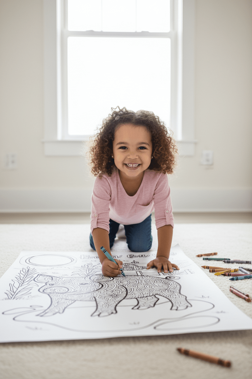 Rootin' For You – Giant Coloring Page (24x36") - Tons of Hues