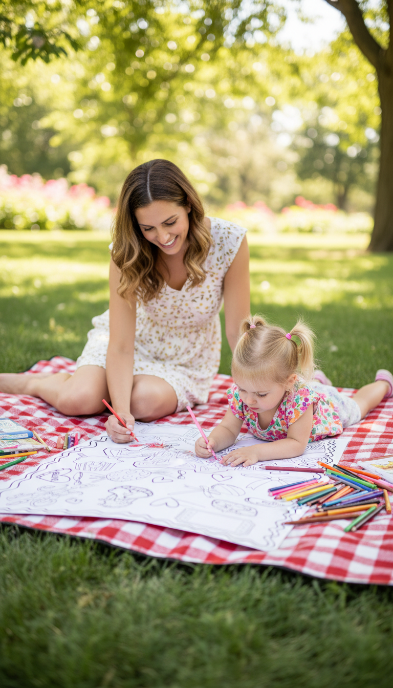 Valentines Day – Giant Coloring Page (24x36") - Tons of Hues